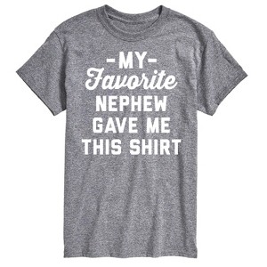 Men's - Instant Message - My Favorite Nephew Gave Me This Shirt Short Sleeve Graphic T-Shirt - 1 of 4