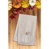 C&F Home Cable Knit Pumpkin 100% Cotton Flour Sack Kitchen Dishtowel - 2 of 4