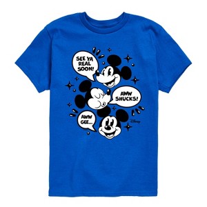 Boys' - Disney - Mickey Mouse Short Sleeve Graphic T-Shirt - 1 of 4