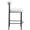 Zuo Livorno Counter Stool (Set of 2) Ivory - 3 of 4