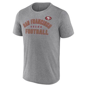 NFL San Francisco 49ers Men's Gray Athleisure T-Shirt - 1 of 3