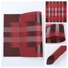 Unique Bargains PVC Wrinkle-Resistant Washable Indoor Outdoor Placemats 18" x 12" 6 Pcs - 2 of 4
