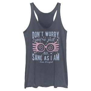 Womens Harry Potter Luna You’re Just As Sane as I Am Racerback Tank - 1 of 4
