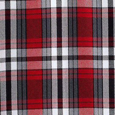 red/graphite plaid