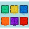 Playmags 30 Piece Starter Kit Squares Set: Now with Stronger Magnets, Sturdy, Super Durable Magnetic Tiles with Vivid Clear Colors STEM Toys for Kids - 3 of 3