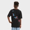 Boys' Spider-Man Front Back Elevated Short Sleeve Graphic T-Shirt - Black - 3 of 3