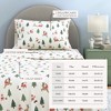 100% Cotton Christmas Flannel Sheet Set - Great Bay Home - 3 of 4