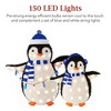 Best Choice Products 2-Piece Lighted 3ft Pop-Up Penguin Family Outdoor Christmas Decoration w/ 150 LED Lights - 3 of 4