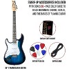 LyxPro 39" Stratocaster Left Hand Beginner Electric Guitar - image 2 of 4