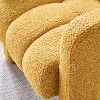 31.10" Boucle Upholstered Accent Chair, Modern Wood Frame Armchair - Maison Boucle - 4 of 4