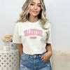 Simply Sage Market Women's Valentine Vibes Distressed Short Sleeve Garment Dyed Tee - 2 of 3