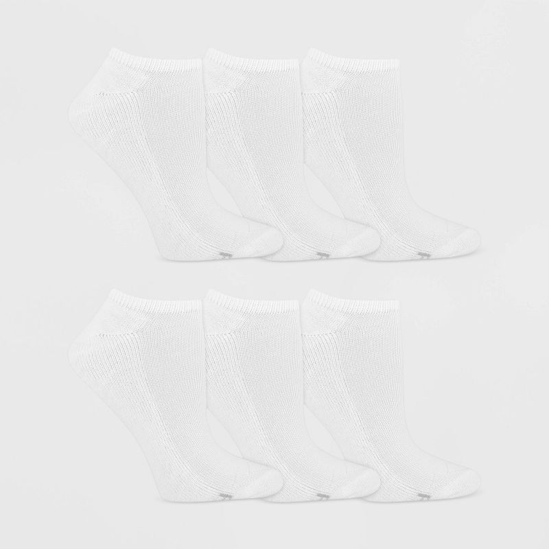 Fruit of the Loom Women's Extended Size Cushioned 6pk No Show Athletic Socks - 8-12, 3 of 6
