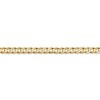Black Bow Jewelry 3.8mm, 14k Yellow Gold, Open Concave Curb Chain Bracelet - 2 of 4