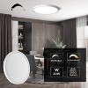 TALOYA 12 inch White Indoor 5 Color Selectable LED Flush Mount Dimmable Ceiling Light 2000 Lumens - 4 of 4