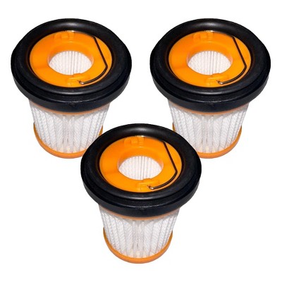 Nispira WV201 XHFWV200 Filter for Shark Vacuum Wandvac W1 S87 WV200, WV200C, WV201, WV203C, WV205, WV220, WV221, WV250, WV251, UV200CCO 3 Pack