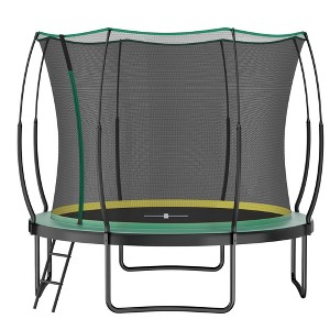 Okak 6/8/10/12/14FT UV-Protected Trampoline, Kids Trampoline with Safety Net and Metal Stand, Springfree Outdoor Trampoline for Yard, Garden - 1 of 4