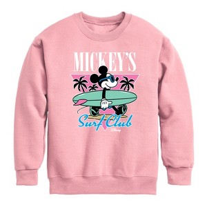 Boys' - Disney - Mickey & Friends Graphic Long Sleeve Fleece Sweatshirt - 1 of 4