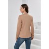 Womens Blazer Jackets Business Casual Long Sleeve Open Front Work Office Blazers Notch Collar Button Suit Jackets - 4 of 4