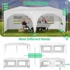 10''x20'' Pop Up Canopy Tent With 6 Sidewalls, Waterproof Commercial Tent With 3 Adjustable Heights, Carry Bag, 6 Sand Bags, 6 Ropes, 12 Stakes - 2 of 4