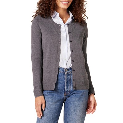 Women Cardigan Sweaters Long Sleeve Crewneck Cardigans Lightweight Open Front Sweater Casual Tops Fall