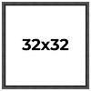 PosterPalooza | Square Refined Black Picture Frame - UV Acrylic, Foam Board Backing, Hanging Hardware - 2 of 4