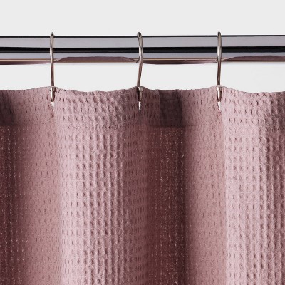 Oversized Relaxed Waffle Weave Shower Curtain