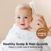 KeaBabies Baby Hair Brush, Oval Cradle Cap Brush, Soft Baby Brush for Infant, Newborn Hairbrush for Girls, Boys, Baby Scalp Brush (Oval) - 3 of 4