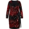 Women's Plus Size Irresistible Dress - ruby | CITY CHIC - 4 of 4