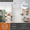 VAXCEL Vaughn 12-in W Integrated LED Chrome Flush Mount Ceiling Light Fixture Clear Bubble Acrylic Shade - 2 of 4