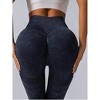 Clearlove Scrunch Butt Leggings for Women High Waist Gym Workout Tummy Control Booty Lifting Yoga Pants - 2 of 4