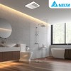 Delta Breez Radiance Exhaust Bath Fan 80 CFM Energy Efficient Quiet Operation Brushless Motor with Light and Built-In Thermostat Heater, White - image 4 of 4