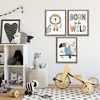 Stupell Industries Born to Be Wild with Animals 3pc Floating Frame Art Set, Brown, 17" x 21" - 2 of 4