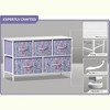Sorbus 5 Drawers Dresser- Storage Unit with Steel Frame, Wood Top, Fabric Bins - for Bedroom, Closet, Office and more - 3 of 4