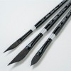Silver Brush Black Velvet Dagger/Oval Brushes, Set of 3 - 2 of 4