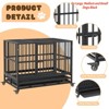 Heavy Duty Metal Dog Crate, 37 ”/42.5 ” /48 ” Dog Cage with Wheels Folding Indoor Dog Crate Perfect for Small Medium and Large Pets - 4 of 4