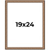 PosterPalooza | Slim Profile Gold Picture Frame - UV Acrylic, Foam Board Backing, Hanging Hardware - 2 of 4