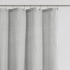 SEVOBAL Shower Curtain Matelasse Quilted Design Oeko-Tex Certified Spa-Like Luxury Bathroom Decor, Gray, 72"*72"*0.13" - 3 of 4