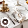 Unique Bargains Napkin Rings Round Wood 1 Pc - 2 of 3