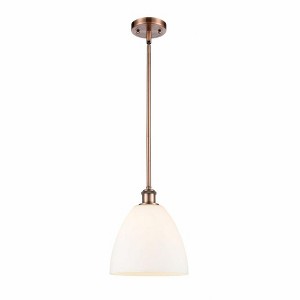 Bristol Glass - 1 Light Mini Pendant In Industrial Style-11.25 Inches Tall and 9 Inches Wide - 1 of 1