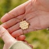 HOPE LOVE SHINE Mandala Necklace Gold – Encouragement Birthday Gift for Her - 4 of 4