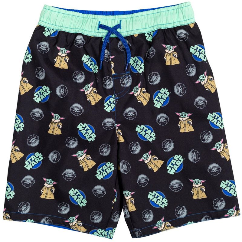Star Wars The Child Rash Guard and Swim Trunks Outfit Set Little Kid to Big Kid, 5 of 8