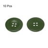Unique Bargains Resin Snap Fastener Round Flat 4-Hole Sewing Buttons 10 Pcs - 3 of 4