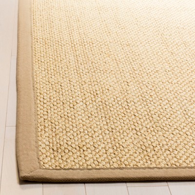 Ivory and Beige Natural Fiber Sisal Area Rug 2'6" x 4'