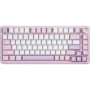 YUNZII B75 PRO Wireless Mechanical Keyboard,75% Layout with Knob,Hot Swap Gasket Custom Structure,Creamy Pre-lubed Switches - 1 of 4
