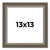 PosterPalooza | Square Weathered Black Picture Frame - UV Acrylic, Foam Board Backing, Hanging Hardware - 2 of 4