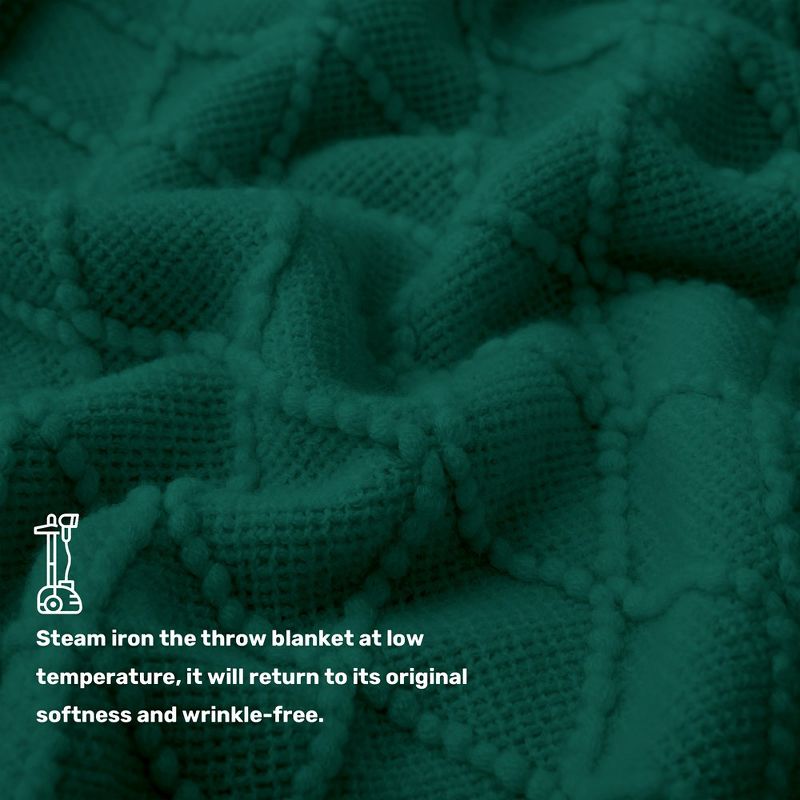 Peace Nest 50"x60" Diamond Knit Throw Blanket, 4 of 10
