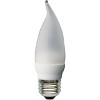 GE 2pk 60W Decorative LED Light Bulb Soft White Frosted - 2 of 4