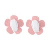 Unique Bargains Faux Leather Flower Shoelace Charms 1 Pair - 4 of 4