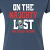 Women's - SpongeBob SquarePants - Plankton Naughty List Fitted Graphic T-Shirt - 2 of 4