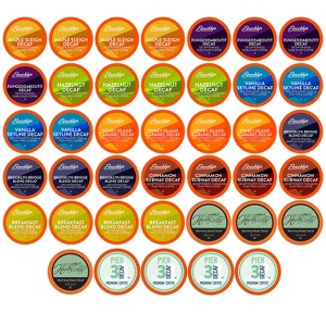 Two Rivers Coffee Decaf Pods,Compatible Keurig 2.0 Brewers,Variety Pack,40 Count - 1 of 4